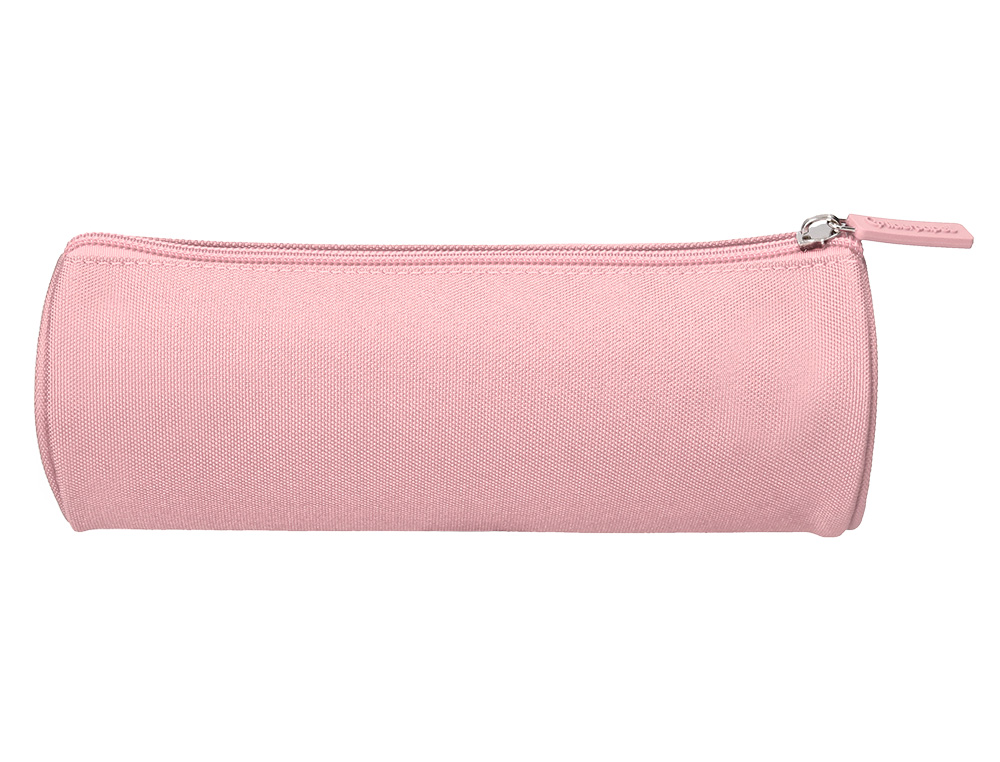 ESTUCHE PORTATODO LIDERPAPEL CLASSIC CILINDRICO ANCHO 210X70MM ROSA