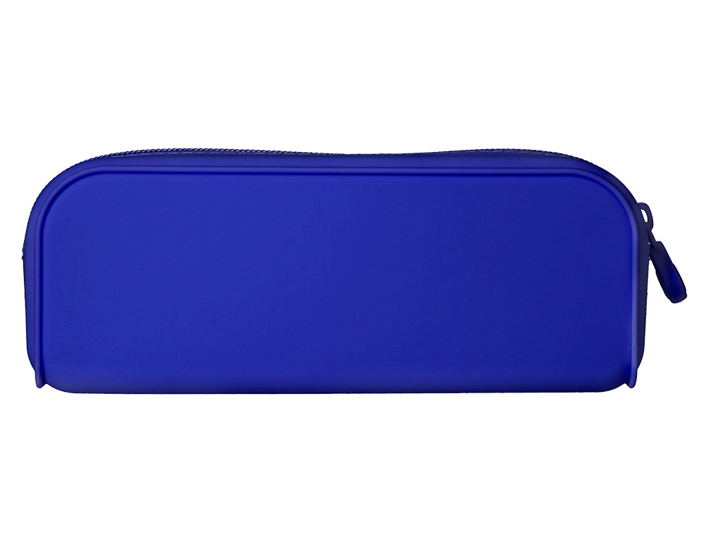 ESTUCHE PORTATODO ANTARTIK PRISMA SILICONA SOFT RECTANGULAR 185X50X75 MM COLOR AZUL OSCURO