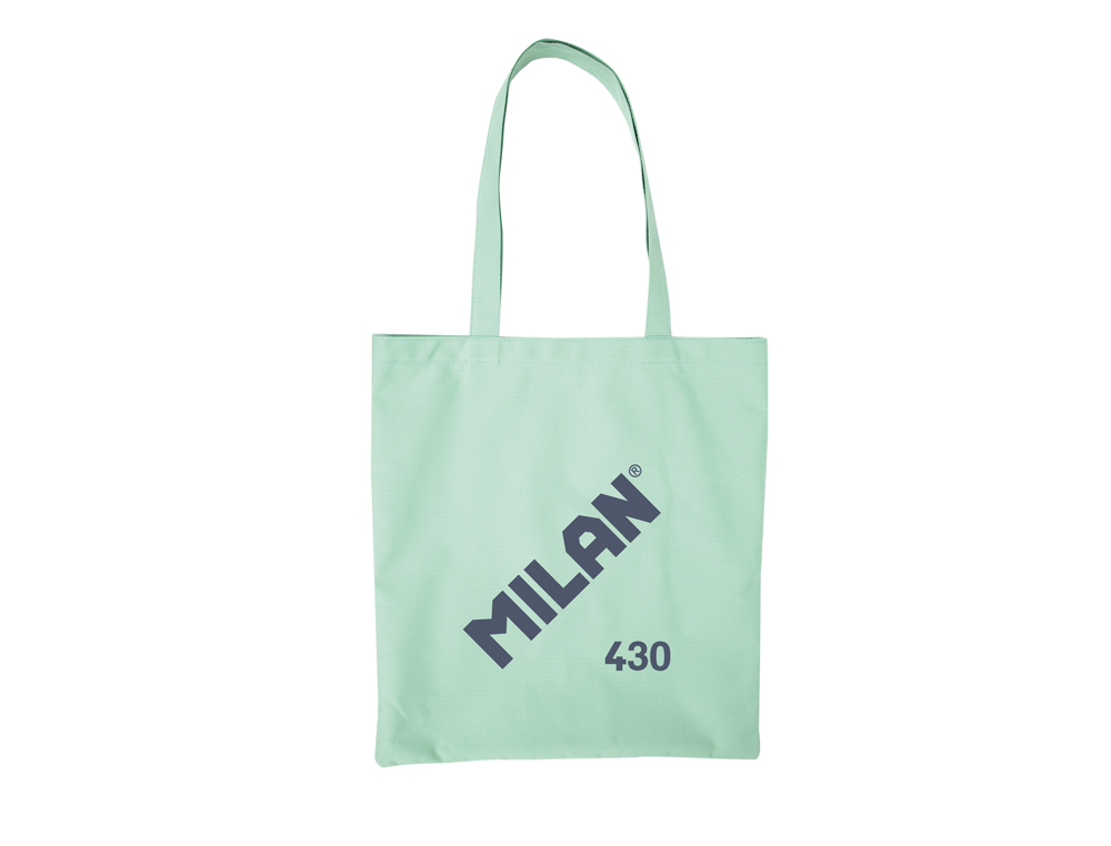 BOLSA CON ASAS MILAN TOTE BAG SERIE 1918 COLOR VERDE 380X410 MM