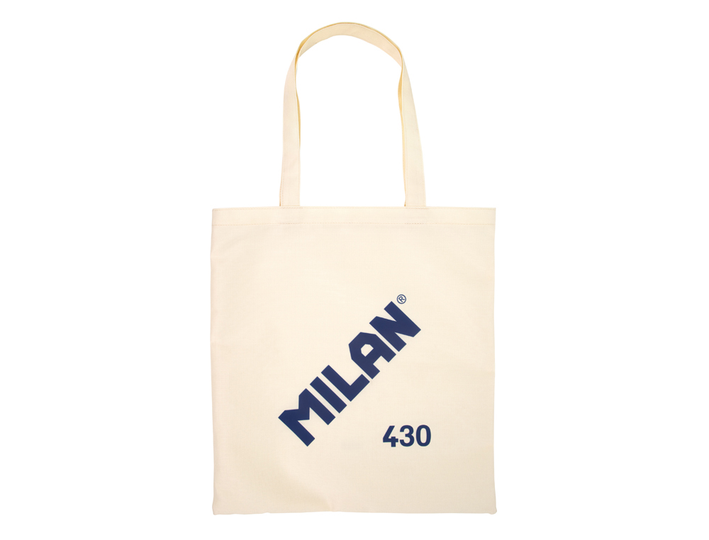 BOLSA CON ASAS MILAN TOTE BAG SERIE 1918 COLOR BEIGE 380X410 MM